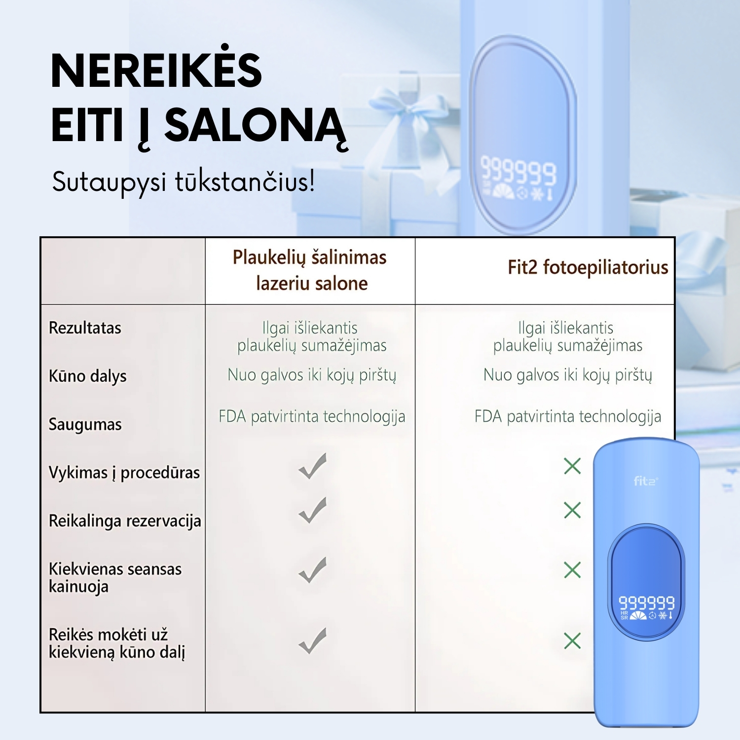 Nereikės eiti į saloną